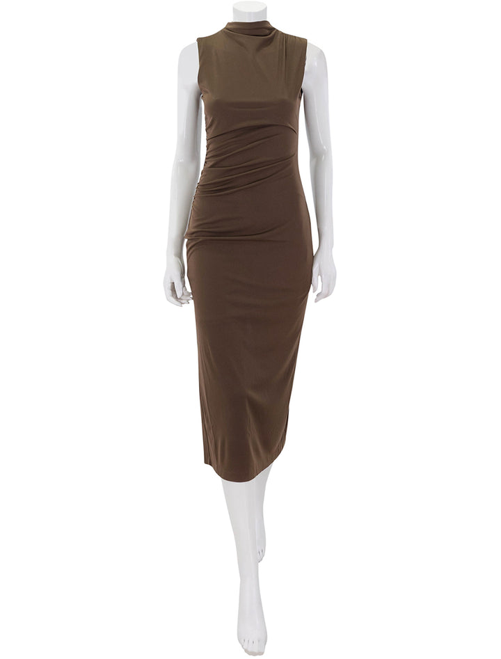 mo dress in coco brown