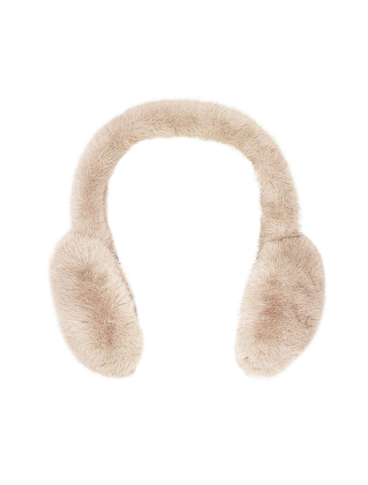 faux ear muffs in natural