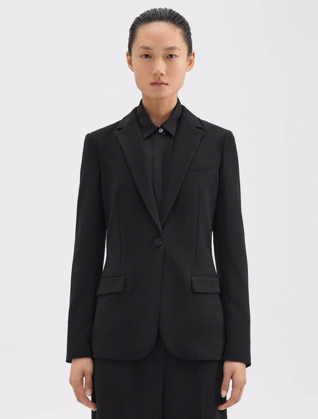 the staple blazer in admiral crepe