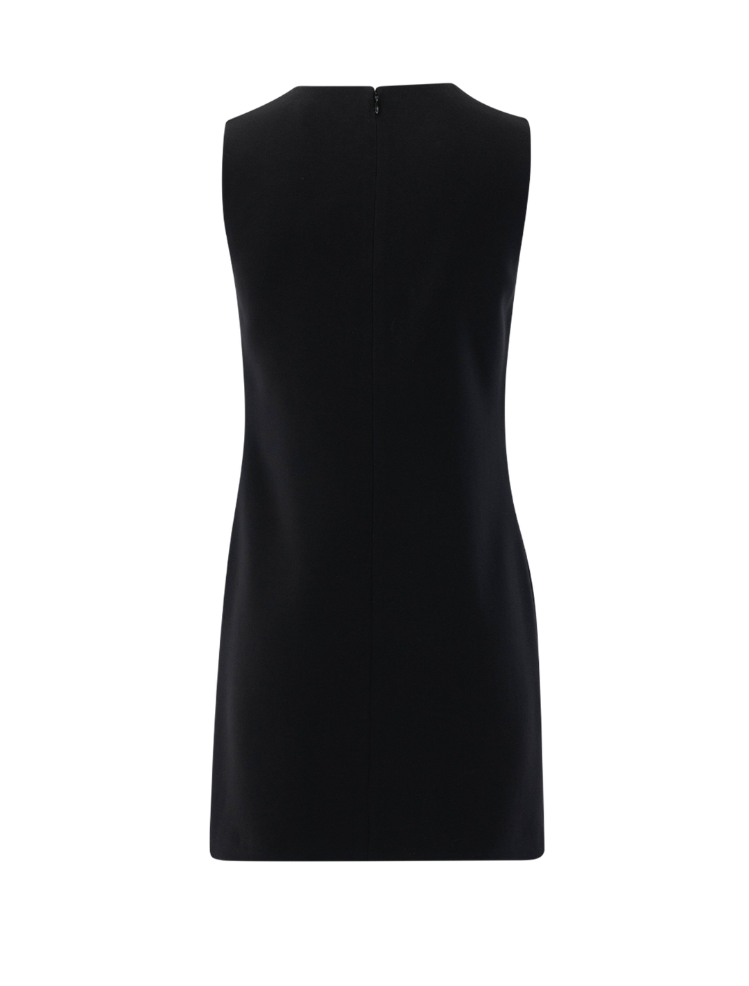 the effortless shiftdress in admirable crepe black