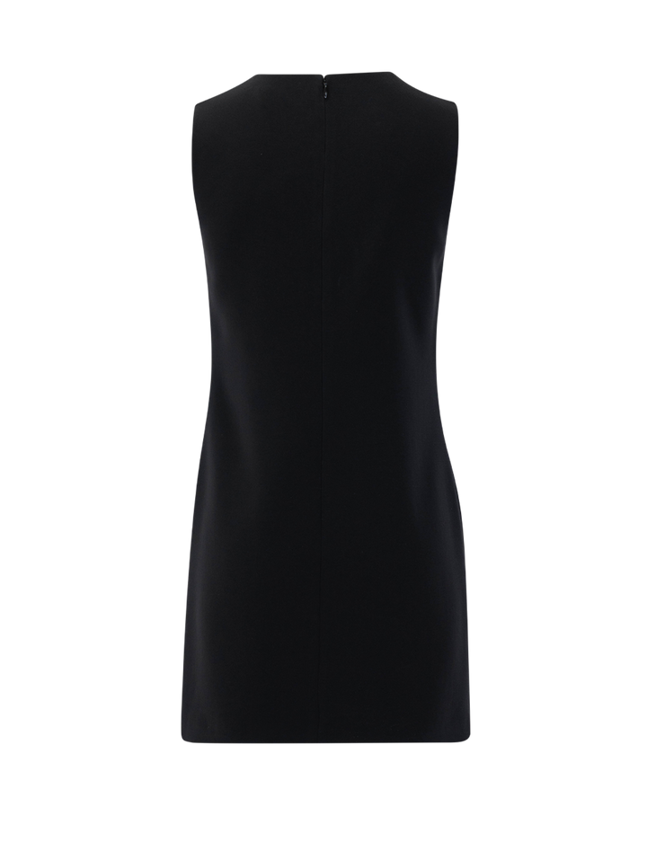 the effortless shiftdress in admirable crepe black