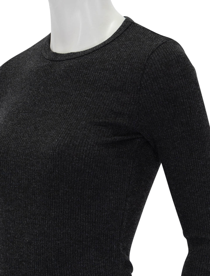 Close-up view of AGOLDE's the delphi tee in katniss.