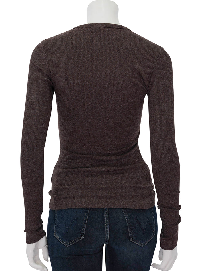 Back view of AGOLDE's the delphi tee in fox.