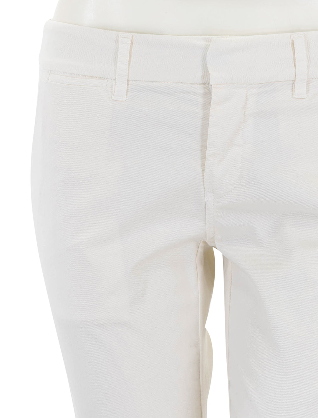 Close-up view of Nili Lotan's east hampton pant in eggshell.