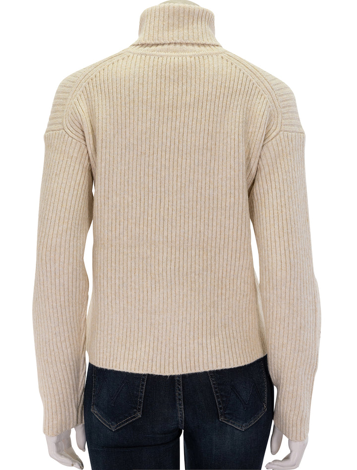 isla knit turtleneck in cream