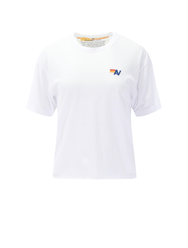 basic boyfriend tee in white
