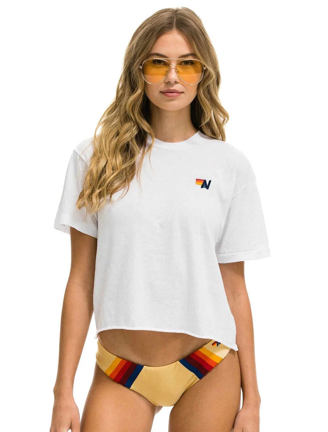 basic boyfriend tee in white