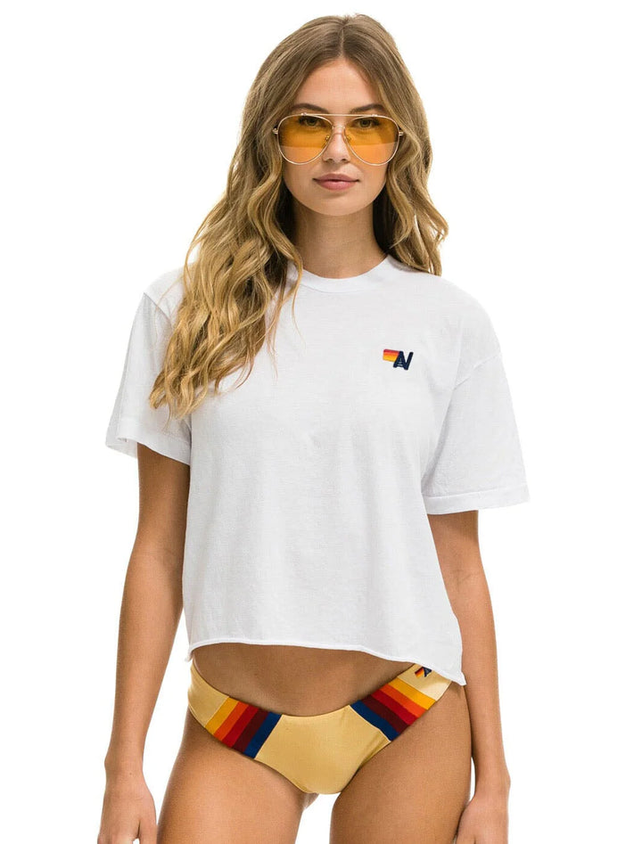 basic boyfriend tee in white