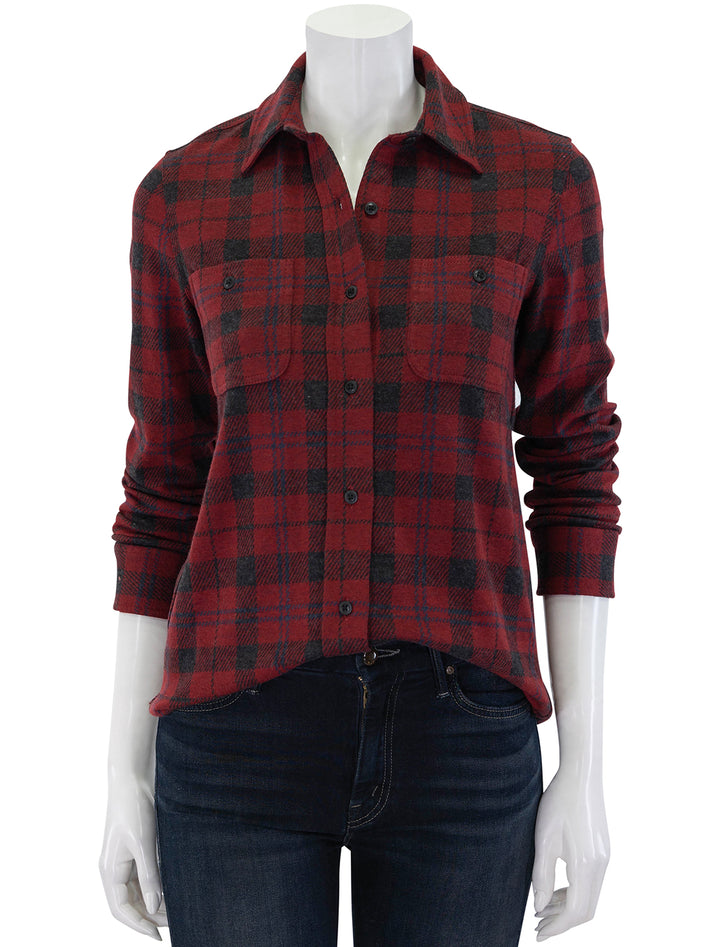 legend shirt in cherry creek plaid