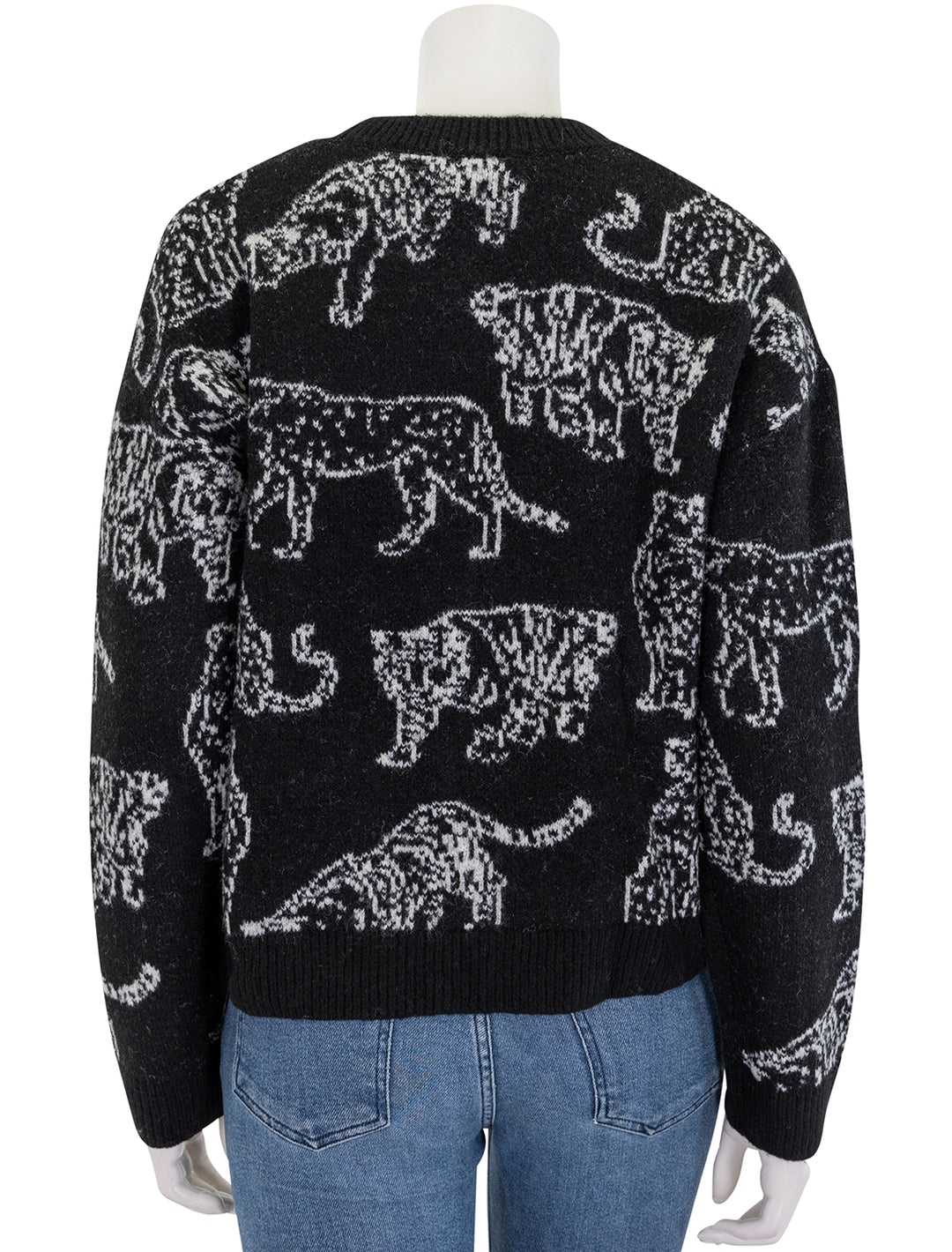 perci crewneck in charcoal cats