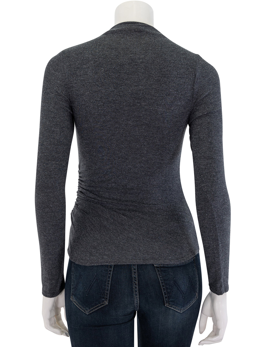 joelle top in charcoal