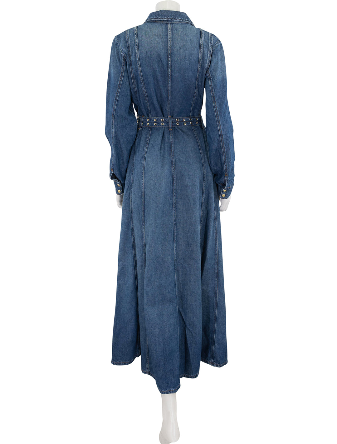 light denim maxi dress