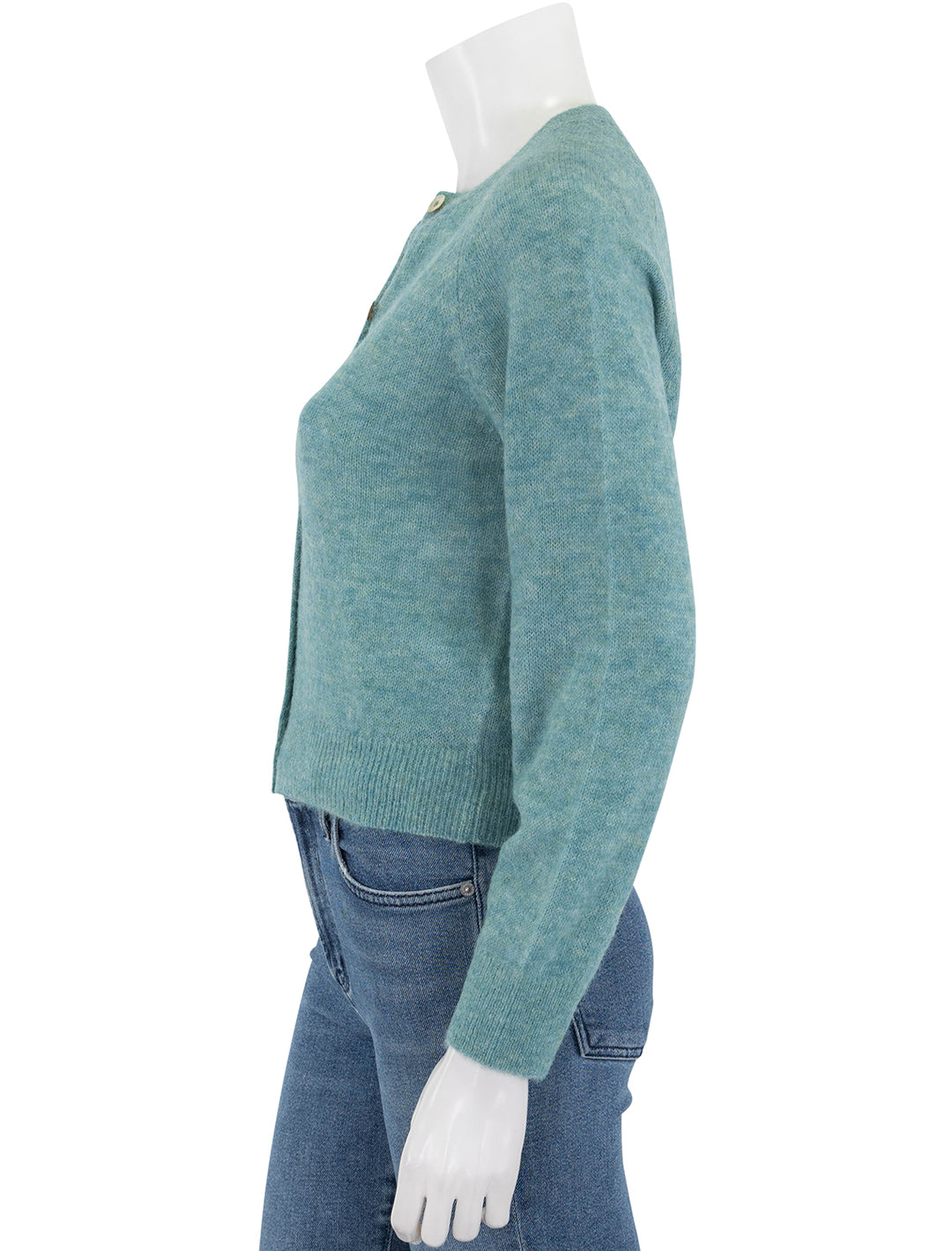 petra cardigan in bleu menthe