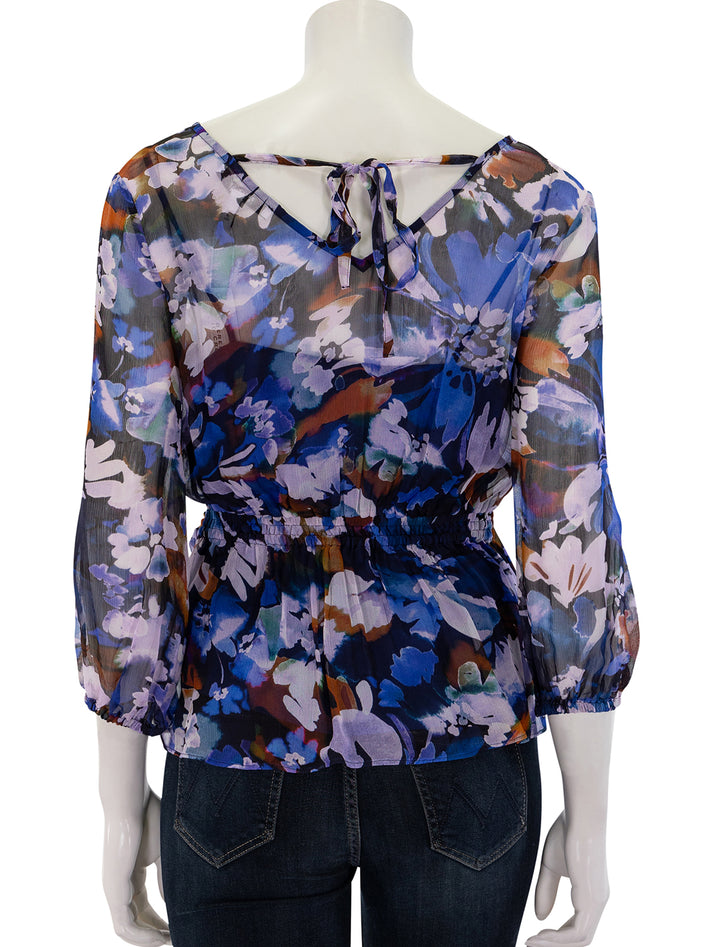 michelle blouse in topaz multi