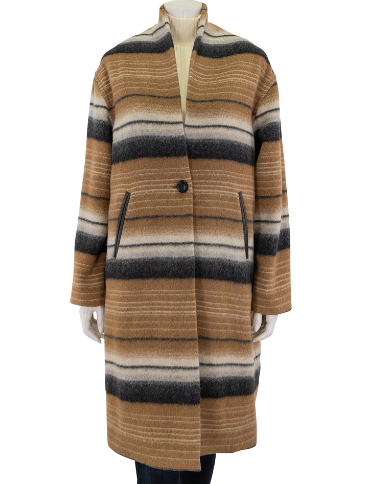 daby coat in camel