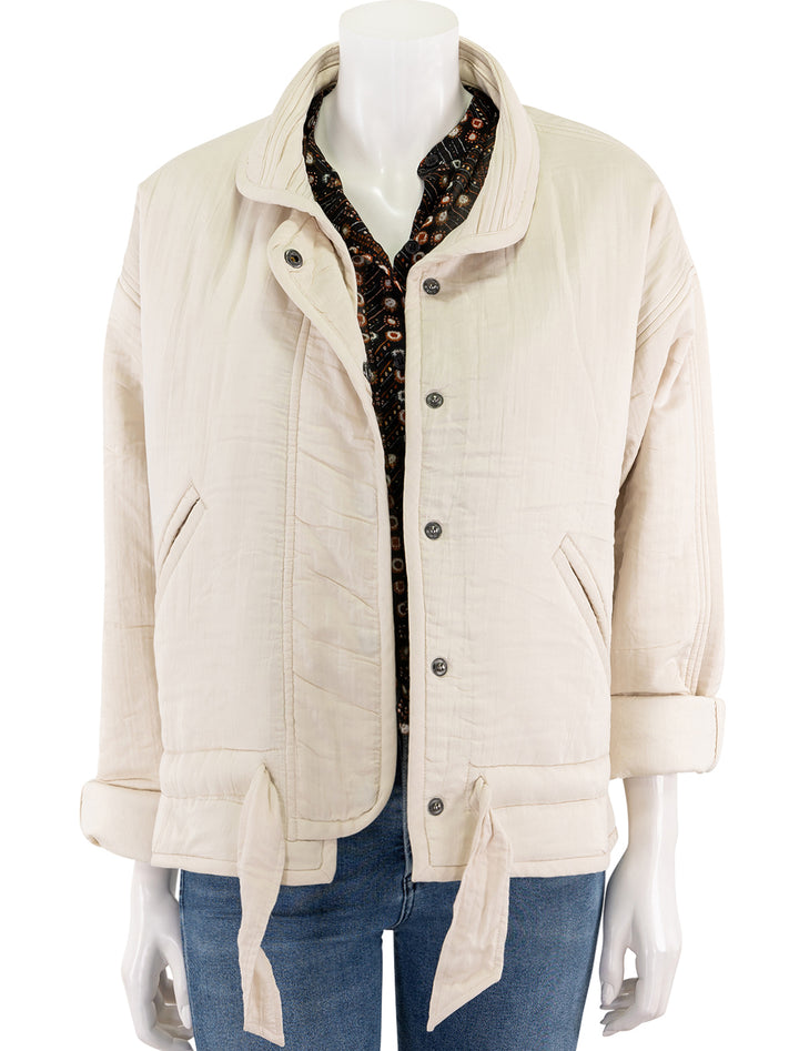 selane jacket in ecru