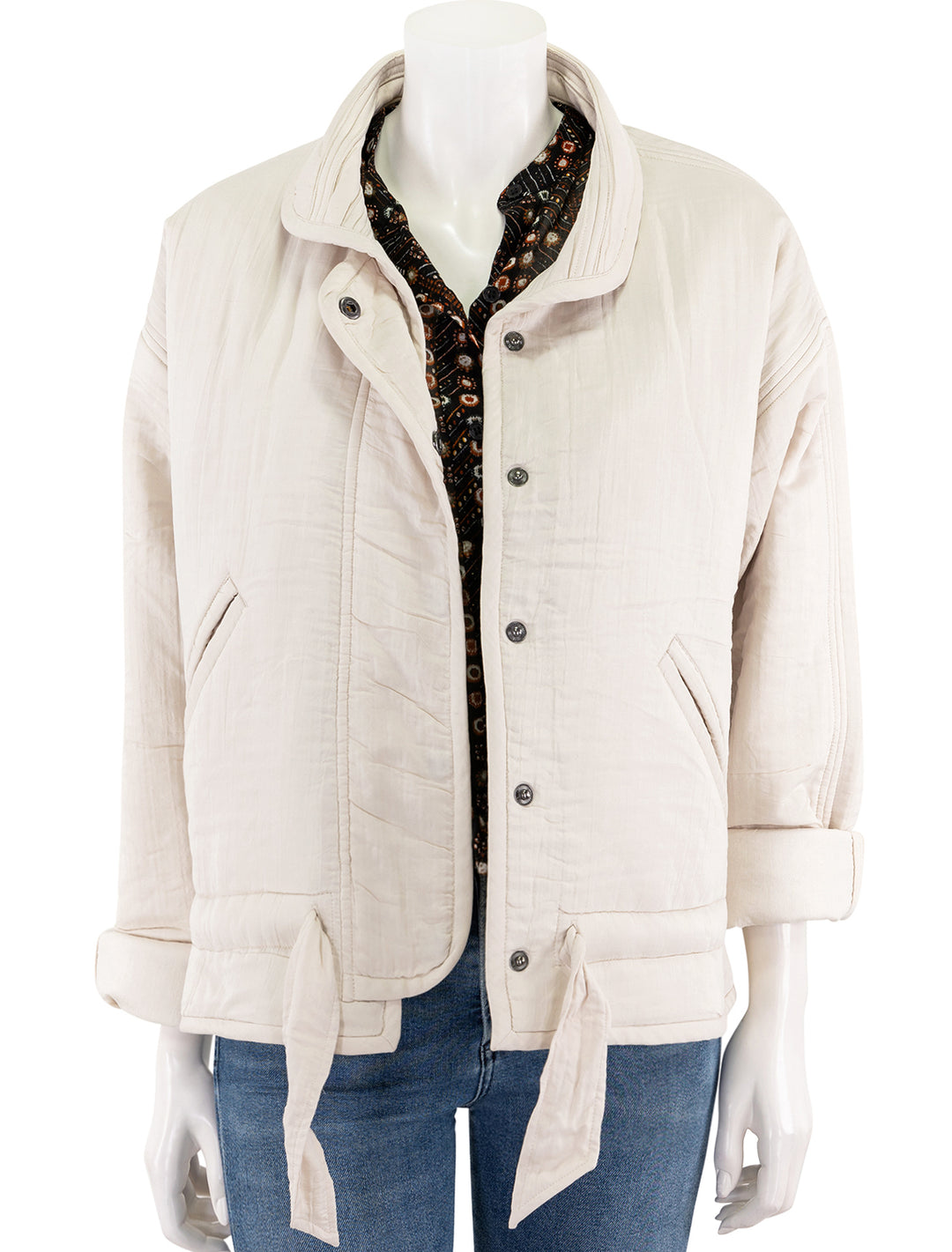 selane jacket in ecru