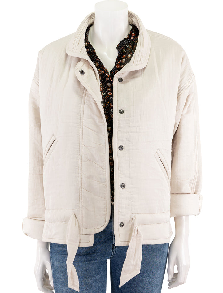 selane jacket in ecru