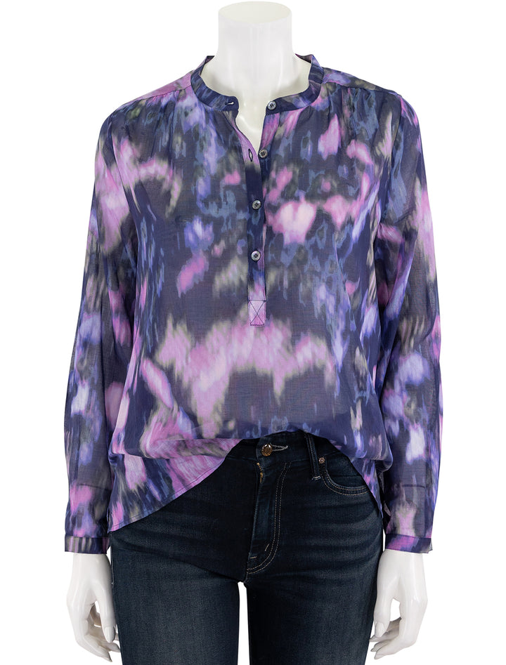 maria blouse in purple lilac