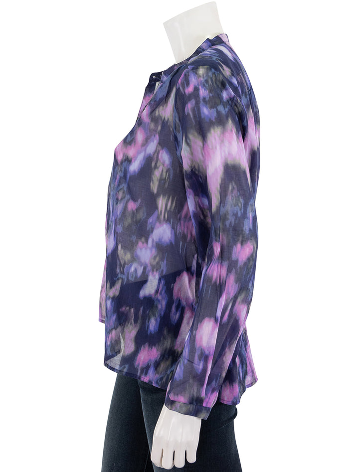 maria blouse in purple lilac