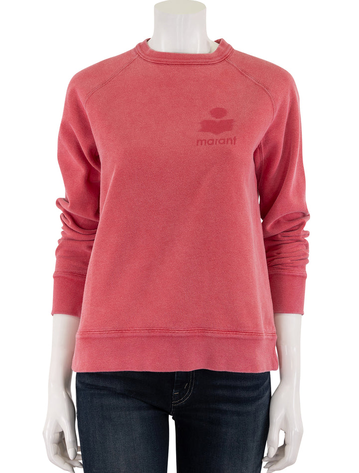 milla sweatshirt in coral