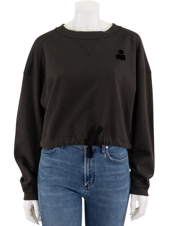 margo sweatshirt in faded black