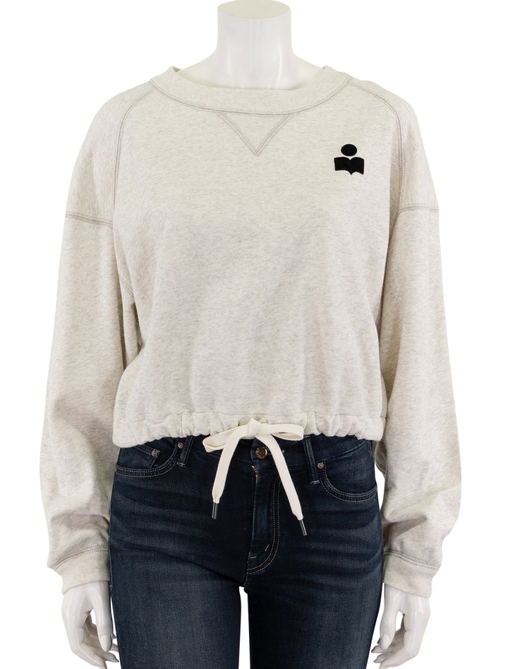 margo sweatshirt in ecru