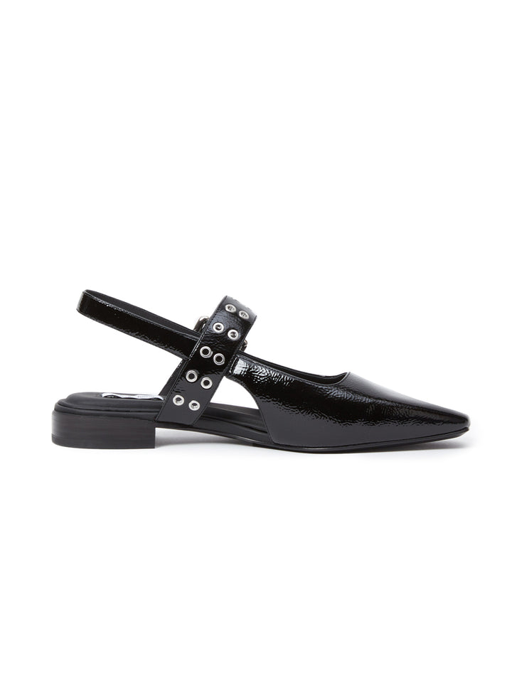 astra slingback in black