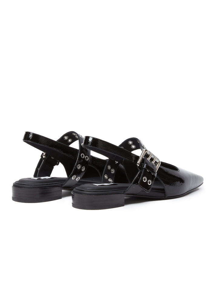 astra slingback in black