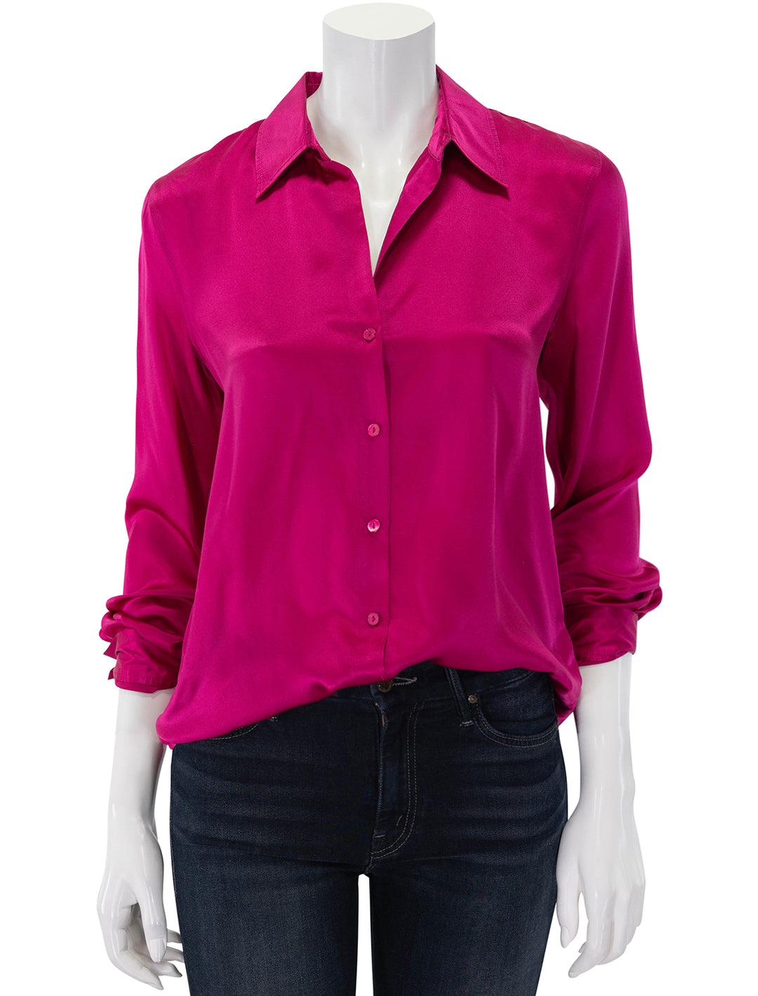 tyler blouse in ruby