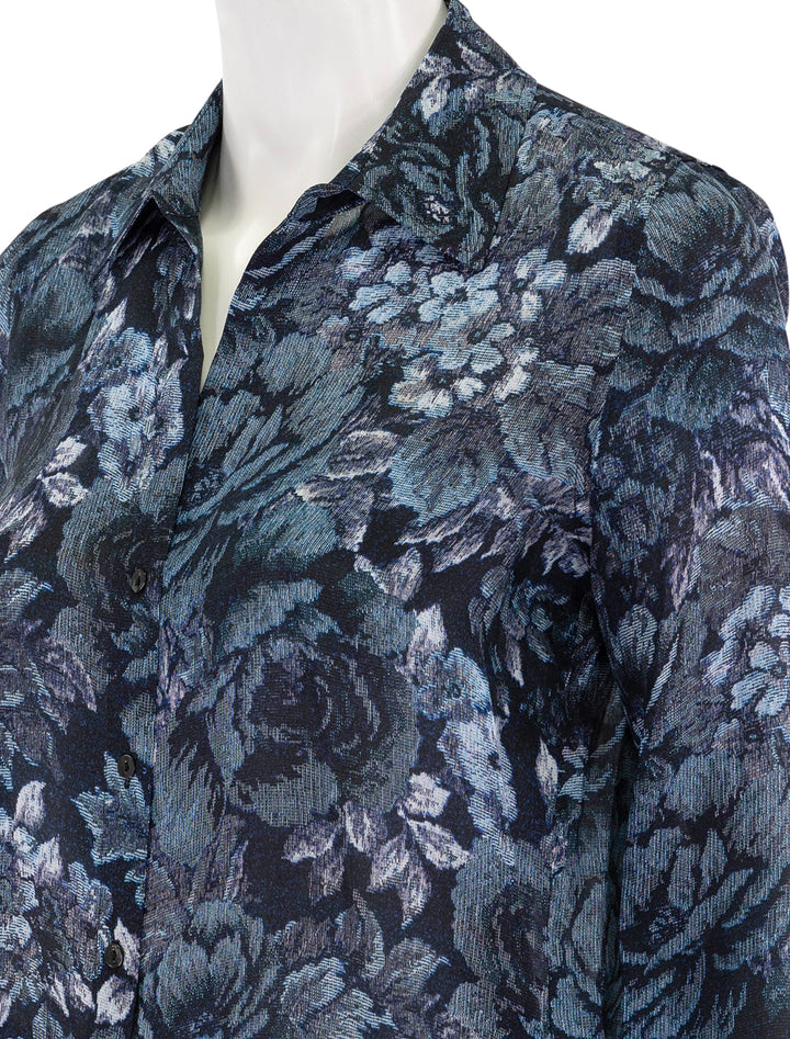 nina blouse in midnight floral