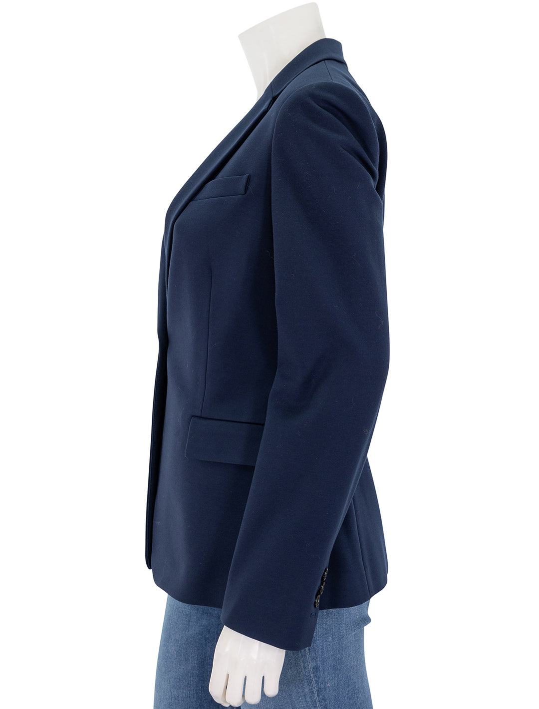 slim fit blazer in bright navy