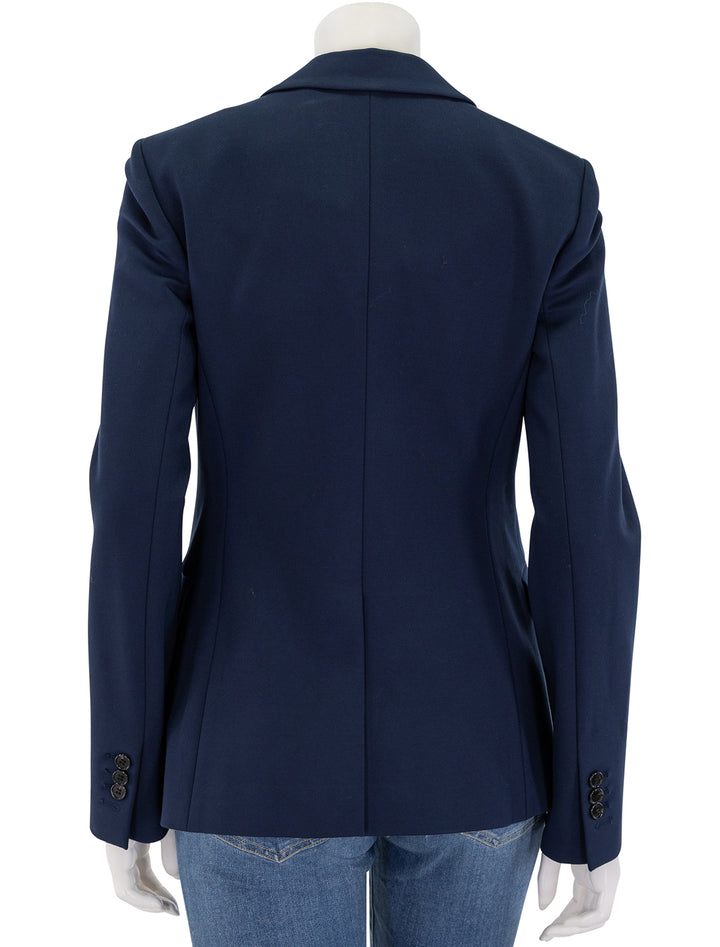 slim fit blazer in bright navy