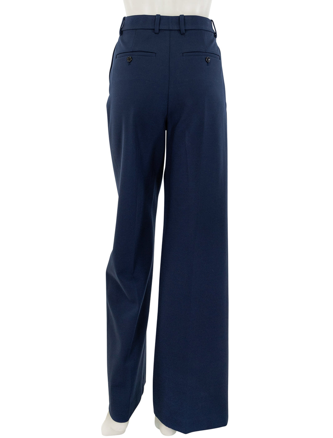 classic straight trouser in bright navy