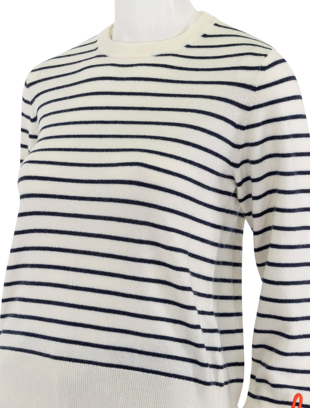 the betty love in cream & navy stripe