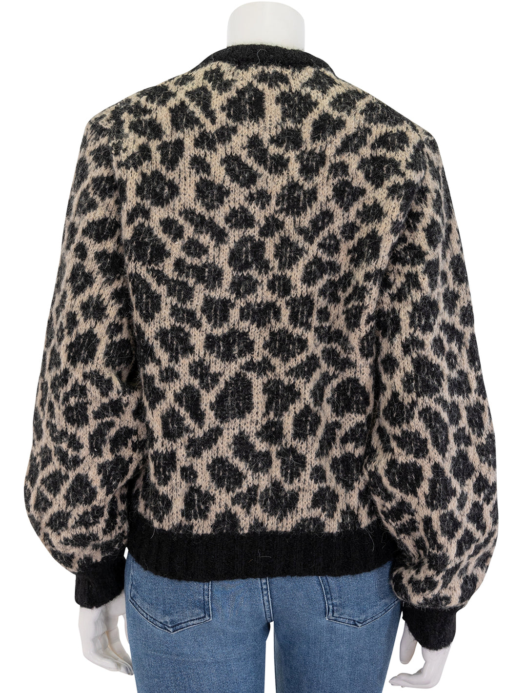 tessa animal  jacquard cardigan