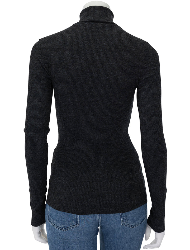 Back view of AGOLDE's pascale turtleneck in katniss.