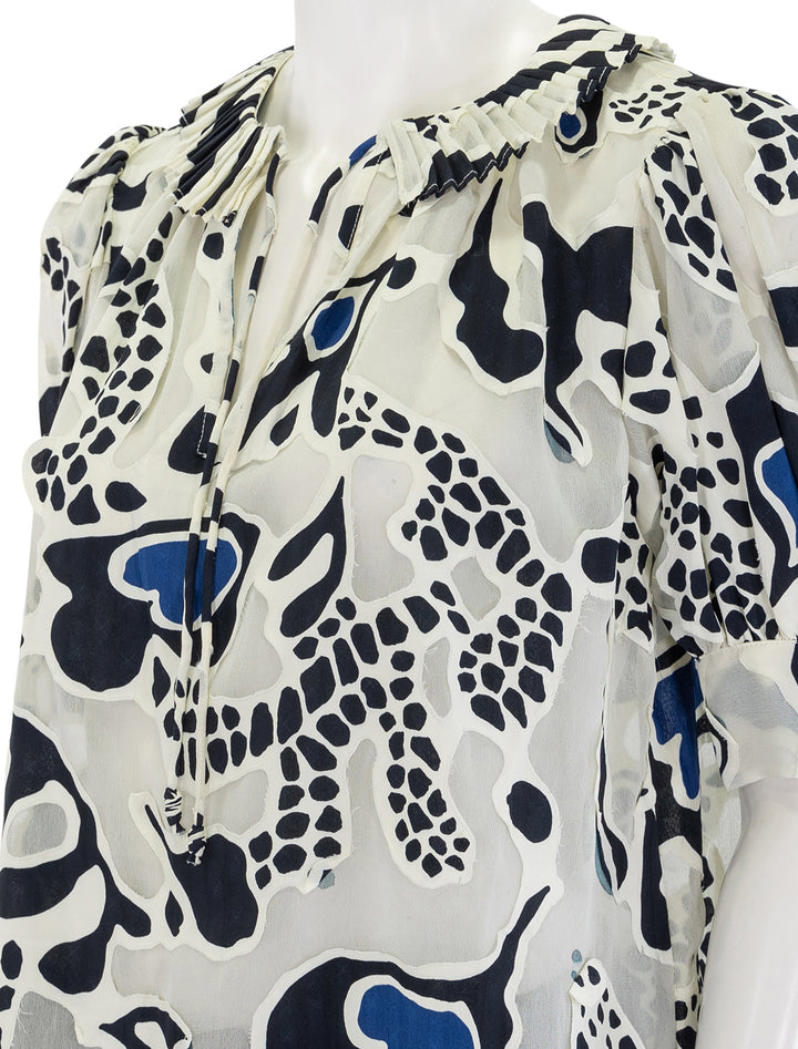 close up view of marcella top in matisse