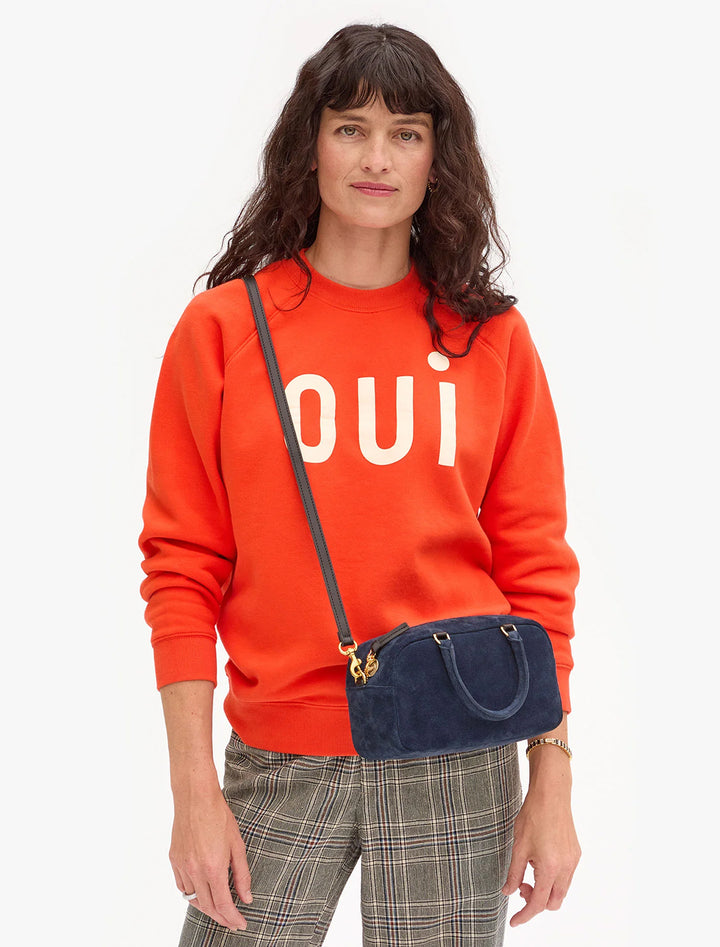 oui sweatshirt in bloodorange