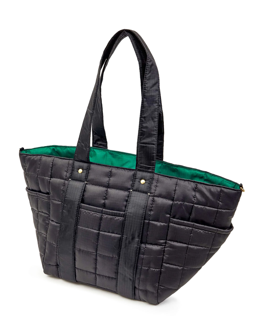 le box tote sportif with tabs in black