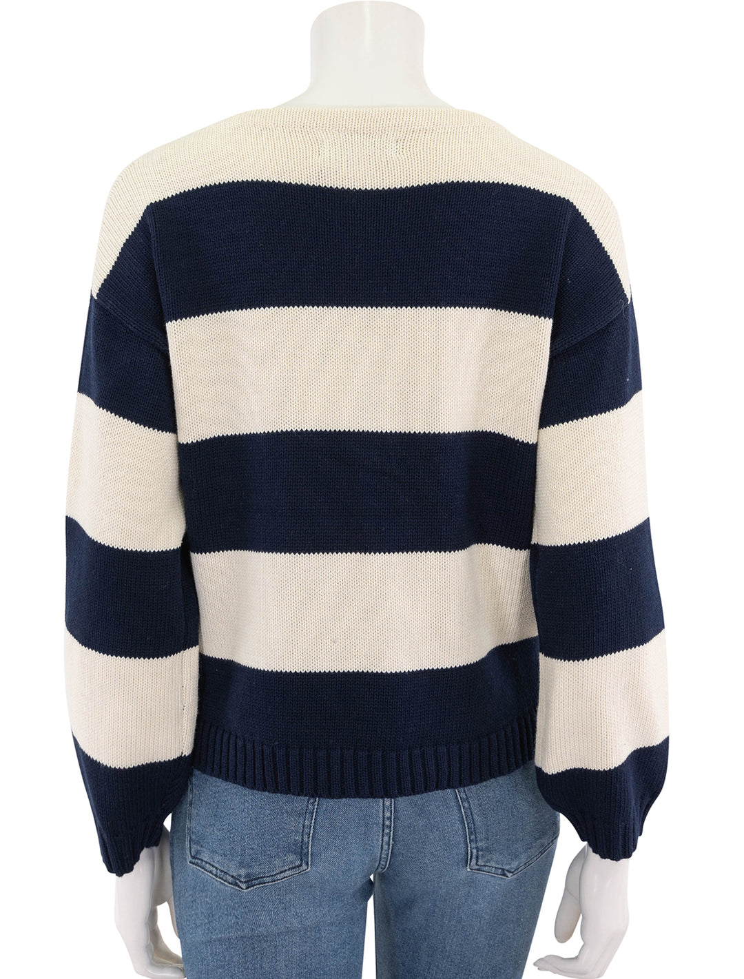 dorothee sweater in navy and cream