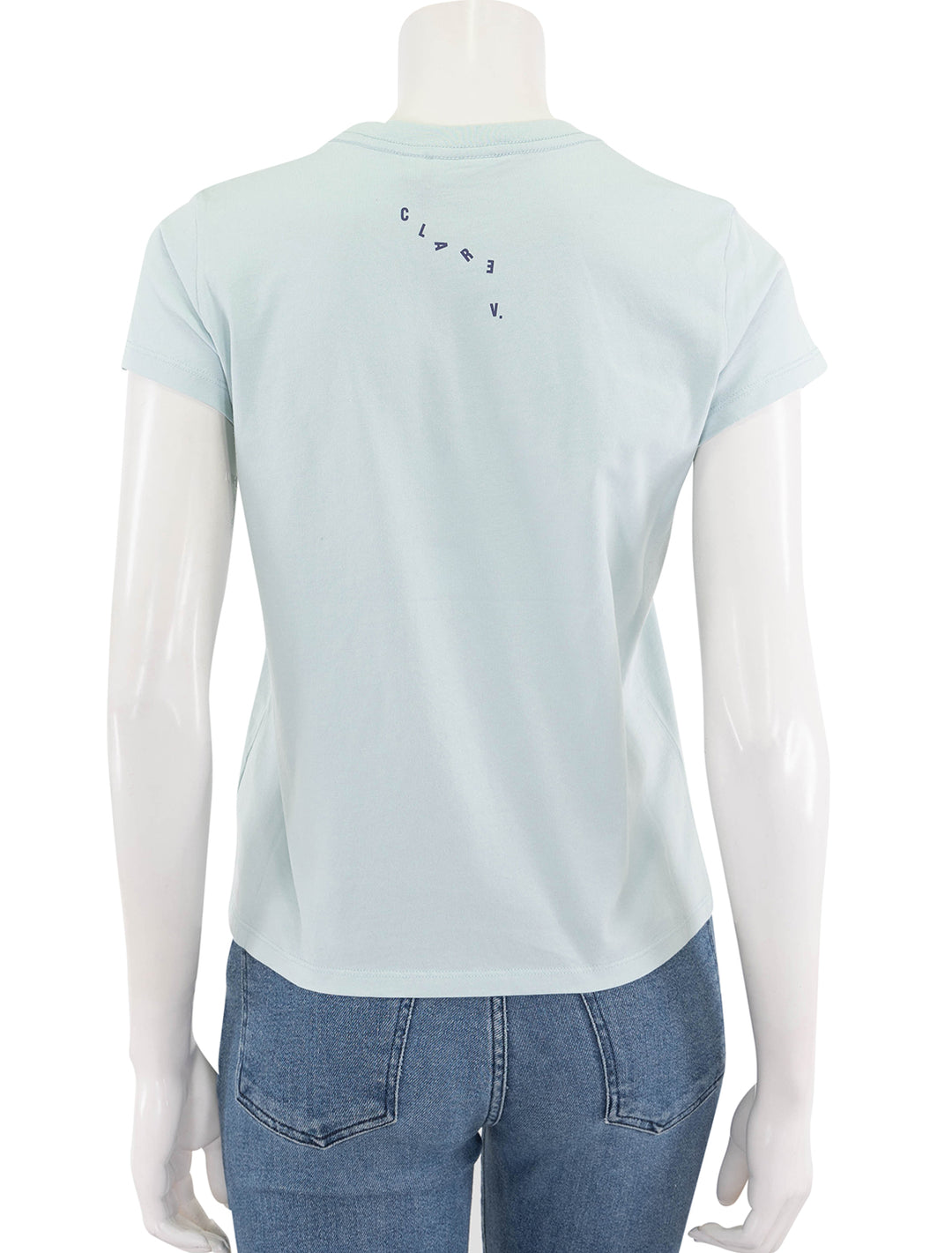 bon vivant classic tee in sky blue and grass