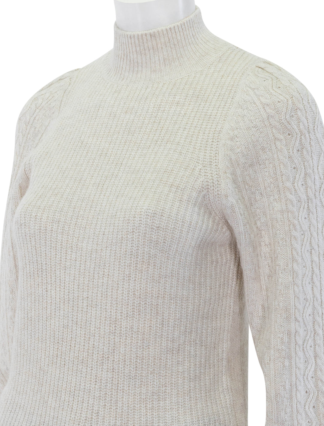 jordyn tneck sweater in oat heather