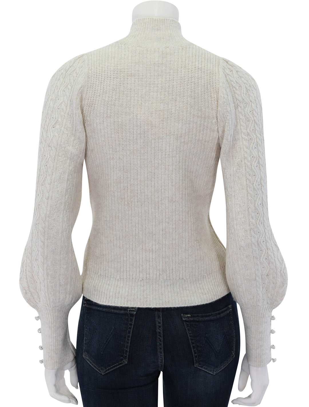 jordyn tneck sweater in oat heather