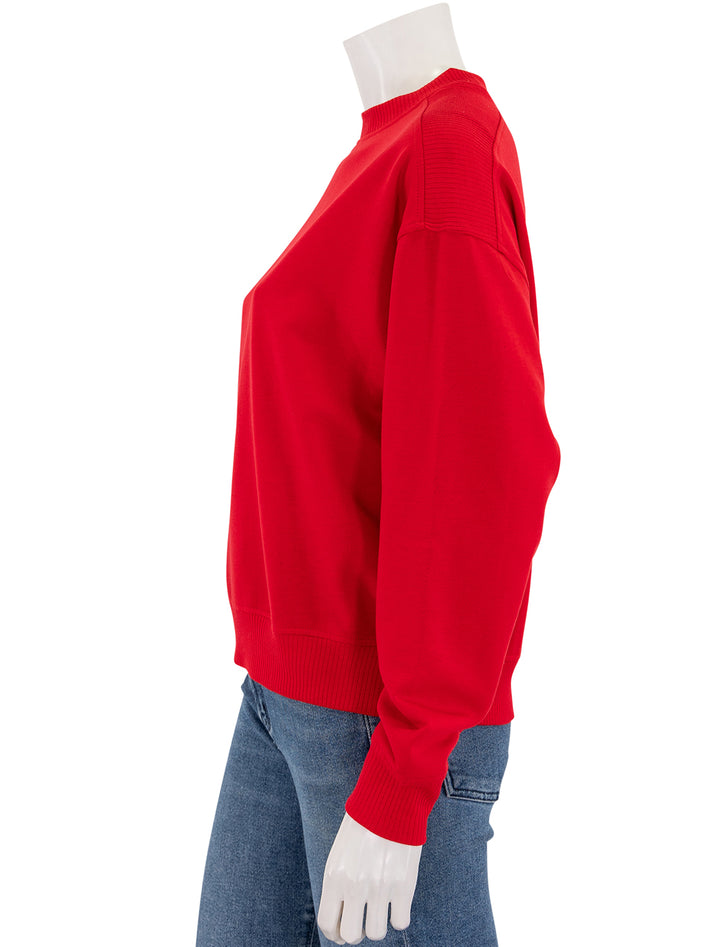 tia supersoft sweatshirt in ruby