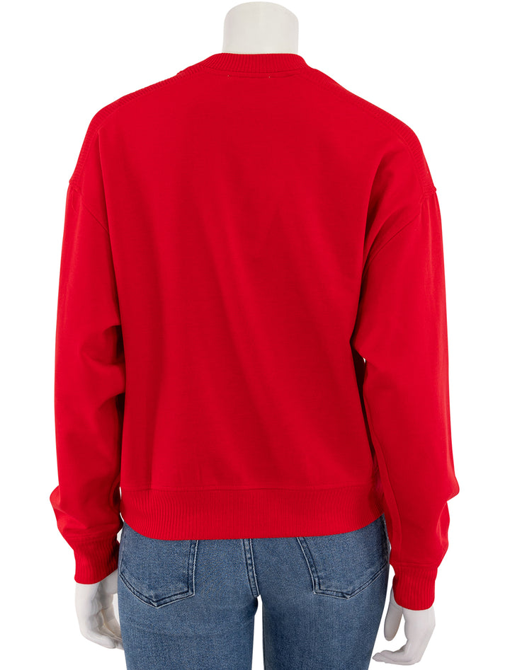 tia supersoft sweatshirt in ruby