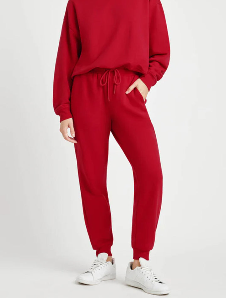 tia supersoft jogger in ruby