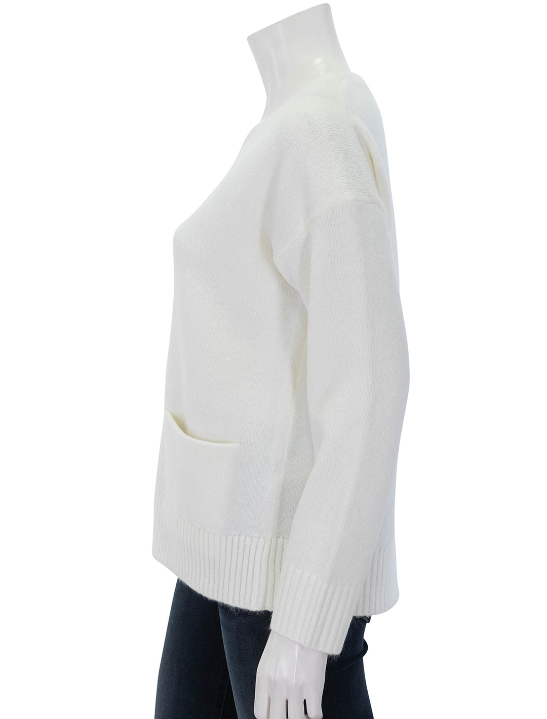 zeena zip cardi in snow