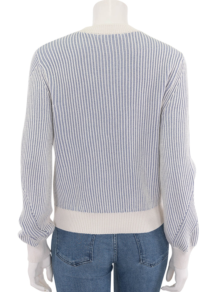 ashlynn sweater in moonstone and star blue