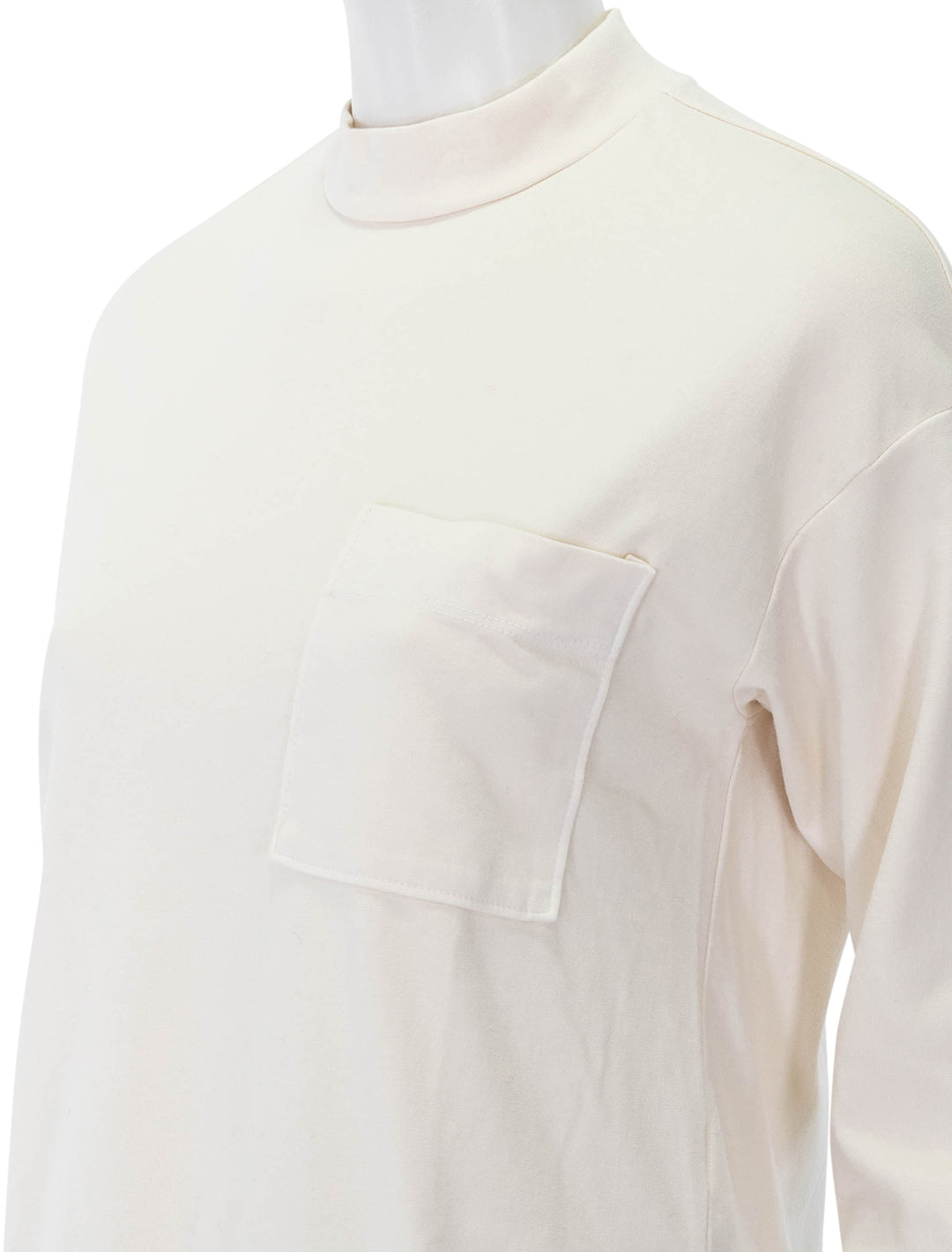 ponte mockneck in cream